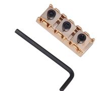Dado Di Bloccaggio Per Corde Per Chitarra, In Lega Di Zinco, Doppio Dado Per Chitarra A Dondolo, Durevole, Con Accessori Per Viti Chiave Guitar Nut Set(Gold,2)