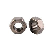dado di blocco esagonale, dado pieno solido Dadi esagonali in acciaio inox, confezione da 10 pezzi M1.4 M1.6 M2 M2.5 M3 M4 M5 M6 M8 M10 M12(M10)