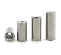 Dado di collegamento cilindrico spesso in acciaio inossidabile M2 M2,5 M3 M4 M5 M6 M8 M10 304, giunto a colonna tonda, dado di accoppiamento(OD5xM2x4 (10pcs))