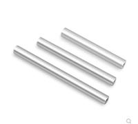 Dado di collegamento rotondo, dado di accoppiamento in alluminio M3 per asta di prolunga Dado filettato 6 mm OD confezione da 4 8-100 mm di lunghezza (M3 x 8 mm)