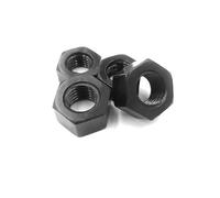 Dado di Fissaggio 10/20/50/100PCS M2 M2.5 M3 M4 M5 M6 M8 M10 M12 M14 M16 M18 M20 Dadi esagonali in nylon nero dadi in plastica for isolamento termico/elettricità(M12-20PCS)