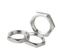 Dado di Fissaggio 5 pz 304 In Acciaio Inox Dado di Bloccaggio Esagonale Raccordo M8 M10 M12 M14 M16 M18 M20 M22 M24 M25- M40 Passo 1mm 1.5mm Metrico Femmina(M20x1.5x24x4 (5pcs))