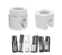 Dado di ricambio adatto per Sodastream, 2 pezzi, compatibile con Crystal 1, 2 e 3, Duo, Jet, Spirit, Easy, Terra - Accessori, gorgogliatore, acqua frizzante, riparazione, collegamento tubo - Made by