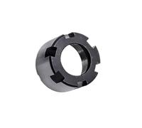 Dado di serraggio a molla ER11-ER32 ad alta precisione da 1 pezzo - Dado di serraggio in metallo resistente for supporto mandrino for fresatura CNC(M19x1.0)