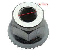 Dado di serraggio dentato per ruota da bicicletta ALGI ( M9 )