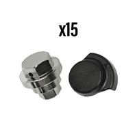 Dado di serraggio Elvedes per cavo del freno Rollebrake IM85-81-80-5-45 ottone (