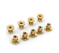 Dado di tipo T con inserto hot melt in ottone flangia zigrinata dado in rame con filettatura for stampaggio a caldo ad iniezione