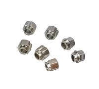 Dado Distanziale Eccentrico Ruota V 10 Pezzi 6/6,35 Mm | Vite Di Isolamento Della Colonna(10HEX x 6mm,Stainless steel)
