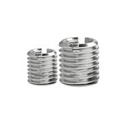 Dado e bullone Adattatore filettato Riduzione del manicotto, interno esterno Filettatura M2-12 304 in acciaio inossidabile Filettatura Manicotto inerte Giunto di conversione(M8 M12X10)