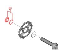 SHIMANO Anello di chiusura - FC-M8100