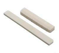 Dado e sella per chitarra in vero osso bianco per combo 52 mm x 80 mm, progettato per chitarra classica a sei corde d'azione