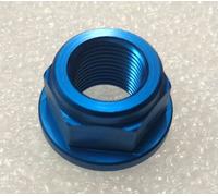 DADO ERGAL BLU M18x1,5 RUOTA E FORCELLONE TELAIO DELLA LLS FLANGIATO D004