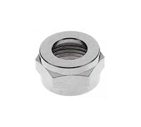 Dado esagonale 1/2", ottone nichelato