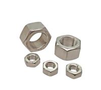 Dado esagonale a filettatura fine con filettatura sinistra M6~M24 Dadi esagonali esagonali con filettatura inversa in acciaio inossidabile 304 Dadi a dente sinistro (Color : Silver, Size : M24x1.5(1