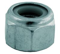 Dadi autobloccanti alti zincati M6 con inserto nylon 100pz DIN 982