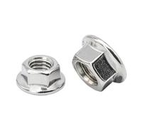 Dado esagonale con flangia, Dado di bloccaggio flangiato con testa esagonale in acciaio inossidabile(M10)