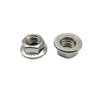 Dado esagonale con flangia, Dado di bloccaggio flangiato Spinlock con testa esagonale in acciaio inossidabile(M12)