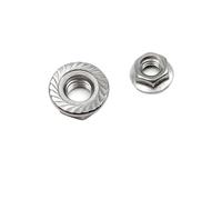 Dado esagonale con flangia, Dado flangiato con bloccaggio esagonale a filettatura fine in acciaio inossidabile 304 A2-70(M12*1.5)