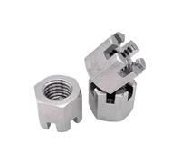 Dado esagonale con intaglio, Acciaio inossidabile 304 A2 M6-M24 dei dadi del castello scanalati esagonali GB6181 GB6178(M20)