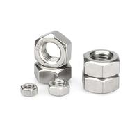 Dado esagonale da 1-20 pezzi 4#-40 6#-32 8#-32 10#-24 12#-24~3/4-16 Dado esagonale in acciaio inossidabile 304 completo di filettatura americana(1 4-28(5pcs))