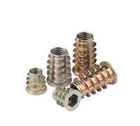 Dado esagonale, Dadi for rivetti con attacco esagonale flangiati for legno, confezione da 10 dimensioni di filettatura metrica e imperiale(M6x10mm x10pcs)