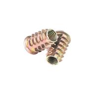 Dado esagonale, Dadi rivetti con attacco esagonale flangiati in acciaio al carbonio for mobili in legno, dimensioni multiple, confezione da 10(M6x8mm X10pcs)