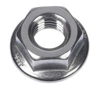 Dado esagonale flangiato Fischer MU F M8 A2 in acciaio 100 pezzi 00571210