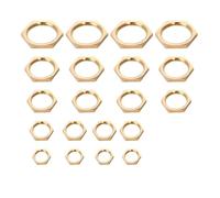 Dado Esagonale In Ottone Dimensioni Assortite 20 3/4 3/8 1/4 1/8 Pollici Elementi Fissaggio Robusti Convenienti Per Sistemi Riparazione Idraulica Dadi Esagonali In Ottone