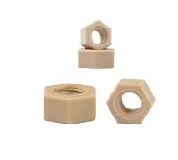 Dado esagonale in plastica isolante resistente alle alte temperature M2 M2,5 M3 M4 M5 M6 M8 M10 M12 M14 M16 M20 1 pz(1pc M4)