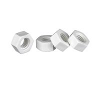 Dado esagonale in plastica PP bianca Dadi esagonali isolanti M3 M4 M5 M6 M8 M10 M12 M14 M16 M18 M20 M24 M27 M30 Anticorrosione 1-50 pezzi(M4(50pcs))