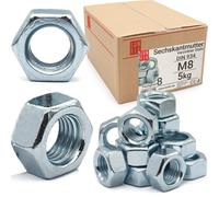 Dado esagonale Lun Fix M8 | DIN 934 | 5 kg | Resistenza 8 | Dado esagonale...