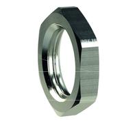 Dado esagonale M24x2, SW 28, ottone nichelato, pressione max. 25 bar Max. 150 °C