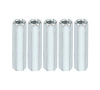 Dado esagonale, 5pcs M6 × 40mm Dado esagonale a bussola esagonale Dado a gambo lungo Dado di fissaggio filettato per casa, elettrodomestici da ufficio, apparecchiature di comunicazione