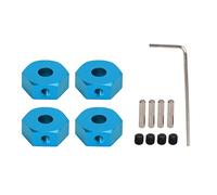 Dado Esagonale per mozzi Ruota RC 1/10 da 14 mm in Lega di Alluminio Leggero e Durevole, Parte di aggiornamento per AMMRA Big Rock Typhon Senton Granite 4 Pezzi (Blu)