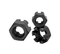 Dado esagonale scanalato GB58 Dadi esagonali scanalati a passo fine con filettatura interna Manicotti di copertura M8-M20 5 pezzi(M14x1.5mm)