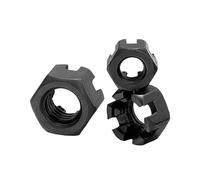 Dado esagonale scanalato in acciaio inossidabile, Manicotto for angoli esagonali, esagonale, con dado scanalato, copri filettatura interna M6-M18, 10 pezzi(M8)