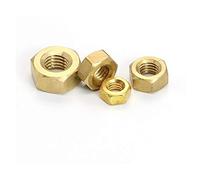 Dado esagonale standard tedesco DIN934, dado in rame H56-4 M7 ~ M20mm tappo a vite esagonale specifiche complete-M7 (10 pezzi)