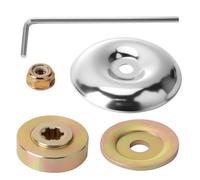 Dado Fissaggio Kit per Lama Decespugliatore, Dadi di Ricambio Universali in Metallo 5 Pezzi Lama Dado Fissaggio Kit Adattatore Tosaerba Cambio Lama Dado Kit di Fissaggio per Testa decespugliatore