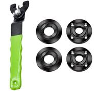 Dado flangia mulino 5/8 "-11 con chiave regolabile piastra di spinta piastra di spinta strumento Chucks angolo strumento