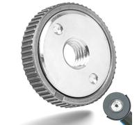 Dado Flangia Smerigliatrice Serraggio Rapido M14 Accessorio per le Smerigliatrici Angolari per Tutte le Smerigliatrici Angolari di Bosch, Dewalt, Hitachi, Metabo, Makita Etc(Argento)