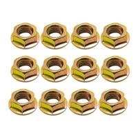 Dado flangiato a barra M8 da 12 pezzi compatibile con i modelli di motosega 51, 55, 61, 66, 268, 272, 345, 350, 351, 353, 357, 359, 362, 365, 372, 394, 395, 450, 455, 460