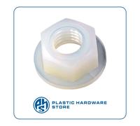 Dado flangiato esagonale in plastica / con rondella da M4 a M12- PHS