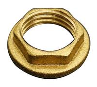 Dado flangiato for raccordo for tubi con dadi di bloccaggio esagonali in ottone da 1 pezzo - Connettore esagonale con filettatura femmina BSP da 1/8" a 1"(3/8" Flange)