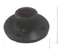 Dado flangiato in lega per smerigliatrice angolare, M10 per filettatura M14 fermo disco da taglio da 20 mm, dado di bloccaggio resistente per macchina da taglio metalli, fissaggio sicuro (B)