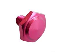 Dado in metallo per DAiFor per steez per llion e RYOGA mulinelli lunghi, adatto a modelli che utilizzano meccanismi di ritenzione della manopola DAiFor standard (un dado rosso rosa)