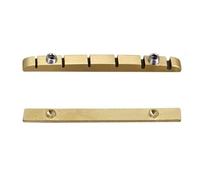 Dado in ottone per chitarra elettrica a 6 corde, lunghezza 42 mm, meccanismo a vite regolabile per impostazioni di altezza delle corde in ottone