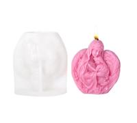 Dado in silicone resistente alle alte temperature Con Bambini Modello Figura Statua Fabbricazione di Candele Stampi Per Sapone Candela Stampo in Silicone