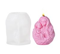 Dado in silicone resistente alle alte temperature Con Bambini Modello Figura Statua Fabbricazione di Candele Stampi Per Sapone Candela Stampo in Silicone