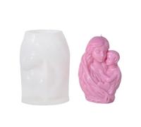 Dado in silicone resistente alle alte temperature Con Bambini Modello Figura Statua Fabbricazione di Candele Stampi Per Sapone Candela Stampo in Silicone