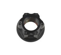 Dado in Titanio M6 M8 M10 M12 M14 M16 Dado Flangiato Torx Dado Esagonale in Titanio di Fissaggio per Moto Auto Bicicletta, Nero, M16 P1.5